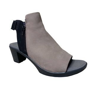 naot Favorite peep toe ankle boots Suede Leather Heeled Comfort Size 39.